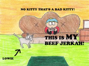 South Park Beef Jerky with Kitty and Cartman